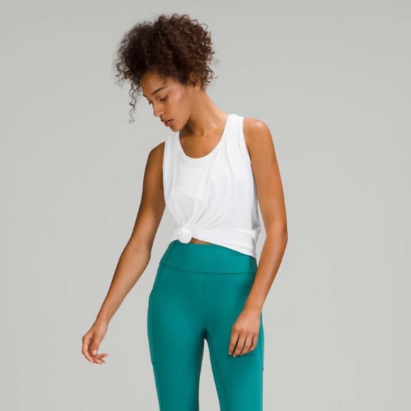 Lululemon white essential train tank NWT - Picture 5 of 10